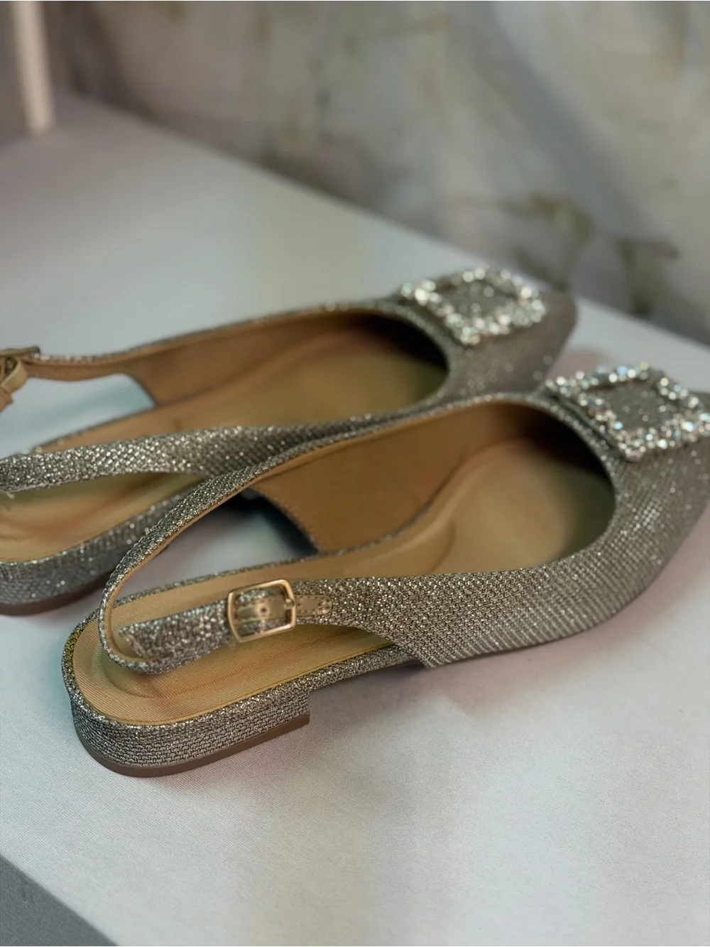 Anne Klein sparkling pointed